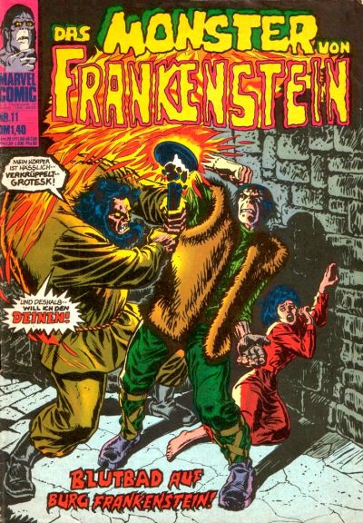 Cover for Das Monster von Frankenstein (BSV - Williams, 1974 series) #11