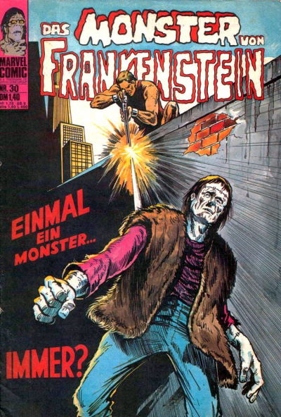 Cover for Das Monster von Frankenstein (BSV - Williams, 1974 series) #30