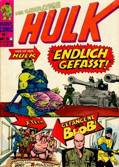 Cover for Hulk (BSV - Williams, 1974 series) #7