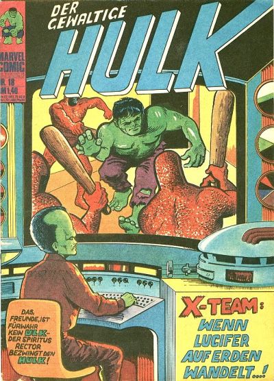 Cover for Hulk (BSV - Williams, 1974 series) #18
