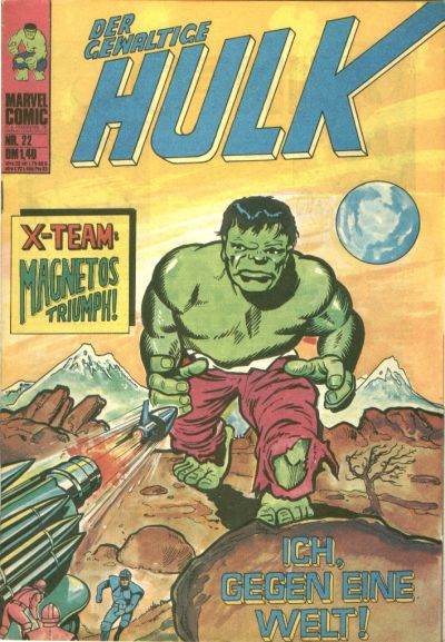 Cover for Hulk (BSV - Williams, 1974 series) #22