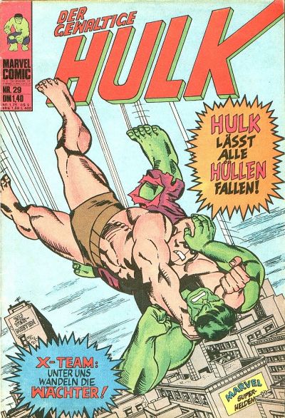 Cover for Hulk (BSV - Williams, 1974 series) #29