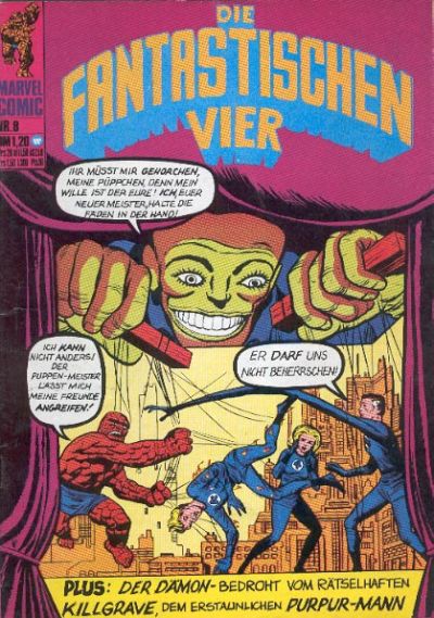Cover for Die Fantastischen Vier (BSV - Williams, 1974 series) #8