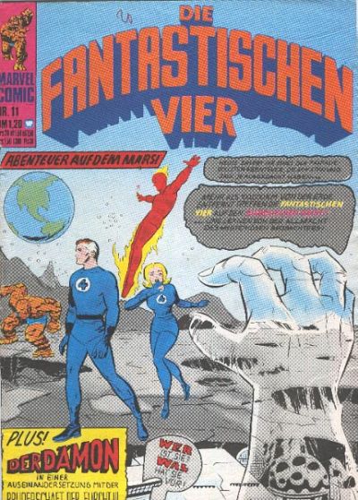 Cover for Die Fantastischen Vier (BSV - Williams, 1974 series) #11