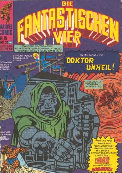 Cover for Die Fantastischen Vier (BSV - Williams, 1974 series) #15