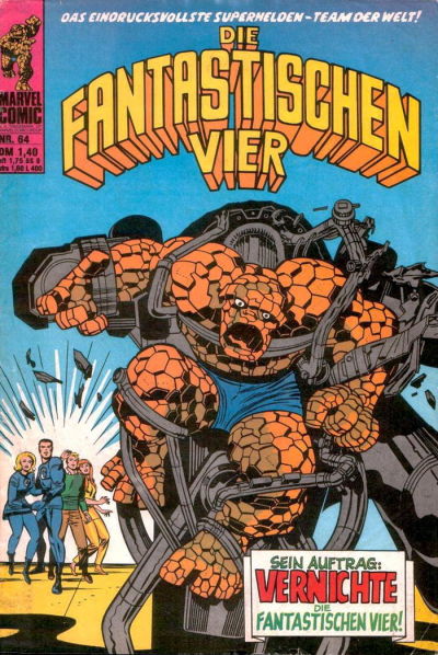 Cover for Die Fantastischen Vier (BSV - Williams, 1974 series) #64
