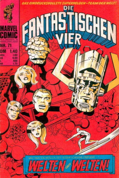 Cover for Die Fantastischen Vier (BSV - Williams, 1974 series) #71
