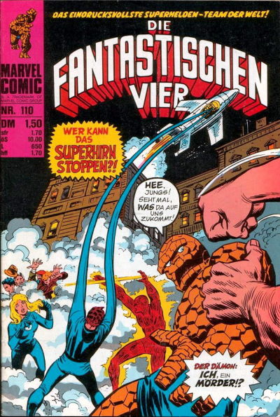 Cover for Die Fantastischen Vier (BSV - Williams, 1974 series) #110