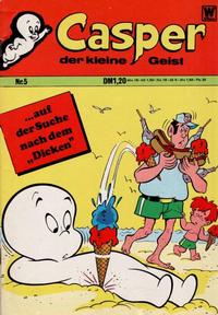 Cover Thumbnail for Casper der kleine Geist (BSV - Williams, 1973 series) #5