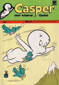 Cover for Casper der kleine Geist (BSV - Williams, 1973 series) #7
