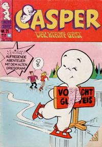 Cover Thumbnail for Casper der kleine Geist (BSV - Williams, 1973 series) #21