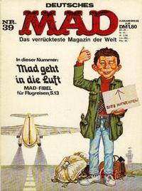 Cover Thumbnail for Mad (BSV - Williams, 1967 series) #39
