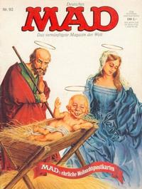 Cover Thumbnail for Mad (BSV - Williams, 1967 series) #92