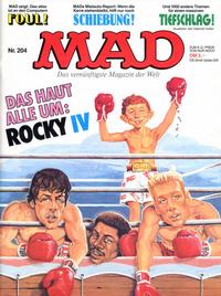 Cover for Mad (BSV - Williams, 1967 series) #204