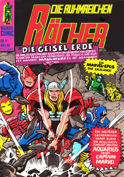 Cover for Die ruhmreichen Rächer (BSV - Williams, 1974 series) #11
