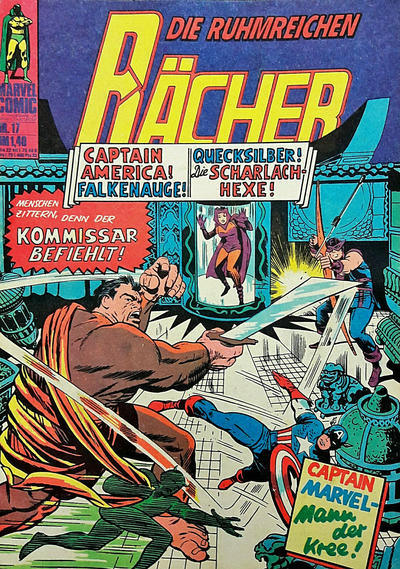 Cover for Die ruhmreichen Rächer (BSV - Williams, 1974 series) #17