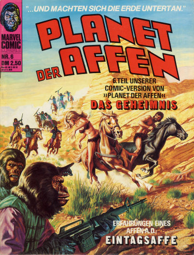 Cover for Planet der Affen (BSV - Williams, 1975 series) #6
