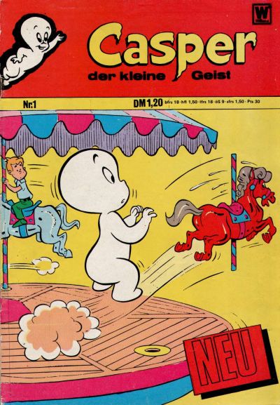 Cover for Casper der kleine Geist (BSV - Williams, 1973 series) #1