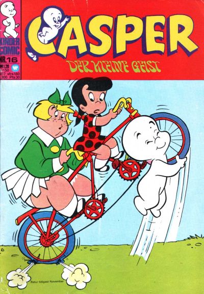 Cover for Casper der kleine Geist (BSV - Williams, 1973 series) #16
