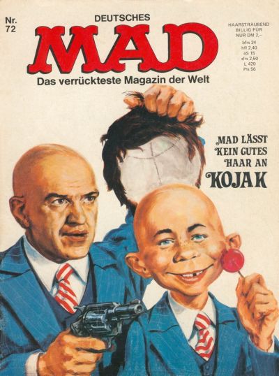 Cover for Mad (BSV - Williams, 1967 series) #72