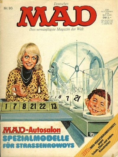 Cover for Mad (BSV - Williams, 1967 series) #93