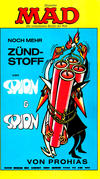 Cover for Mad-Taschenbuch (BSV - Williams, 1973 series) #13 - Noch mehr Zündstoff von Spion & Spion