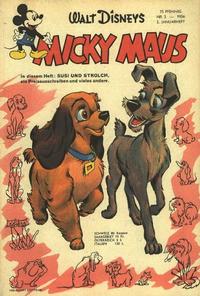Cover Thumbnail for Micky Maus (Egmont Ehapa, 1951 series) #2/1956