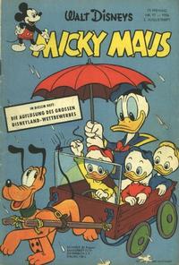 Cover Thumbnail for Micky Maus (Egmont Ehapa, 1951 series) #17/1956