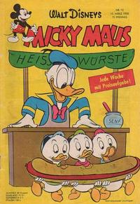 Cover Thumbnail for Micky Maus (Egmont Ehapa, 1951 series) #10/1958