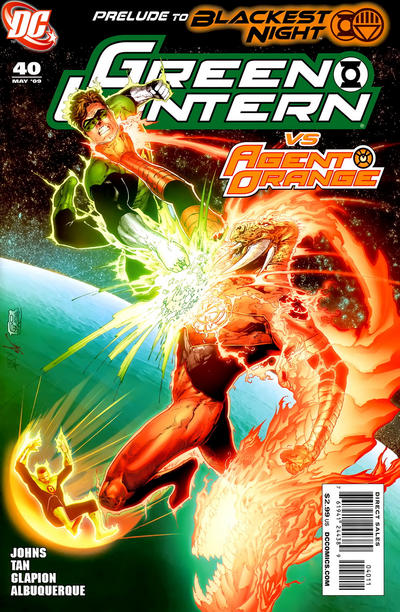 Cover for Green Lantern (DC, 2005 series) #40 [Philip Tan / Jonathan Glapion Cover]