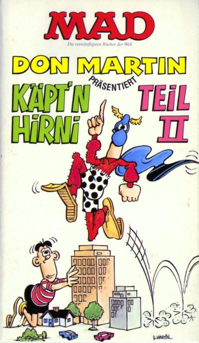 Cover for Mad-Taschenbuch (BSV - Williams, 1973 series) #54 - Don Martin präsentiert: Käpt'n Hirni Teil II