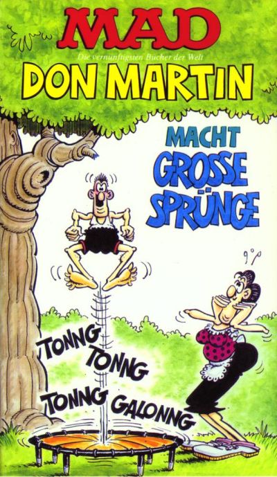 Cover for Mad-Taschenbuch (BSV - Williams, 1973 series) #60 - Don Martin macht große Sprünge