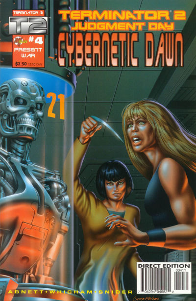 Cover for T2: Cybernetic Dawn (Malibu, 1995 series) #4