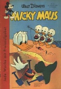 Cover Thumbnail for Micky Maus (Egmont Ehapa, 1951 series) #34/1958