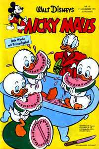 Cover Thumbnail for Micky Maus (Egmont Ehapa, 1951 series) #45/1959