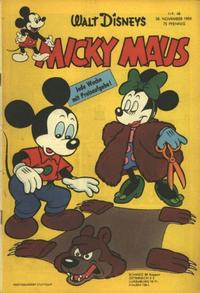 Cover Thumbnail for Micky Maus (Egmont Ehapa, 1951 series) #48/1959