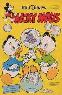 Cover Thumbnail for Micky Maus (Egmont Ehapa, 1951 series) #14/1962