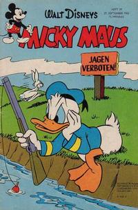 Cover Thumbnail for Micky Maus (Egmont Ehapa, 1951 series) #39/1962