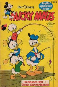 Cover Thumbnail for Micky Maus (Egmont Ehapa, 1951 series) #31/1968