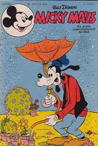 Cover Thumbnail for Micky Maus (Egmont Ehapa, 1951 series) #33/1974