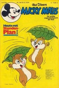 Cover Thumbnail for Micky Maus (Egmont Ehapa, 1951 series) #34/1974