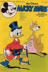 Cover Thumbnail for Micky Maus (Egmont Ehapa, 1951 series) #42/1974