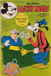 Cover Thumbnail for Micky Maus (Egmont Ehapa, 1951 series) #52/1974