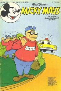 Cover Thumbnail for Micky Maus (Egmont Ehapa, 1951 series) #8/1975