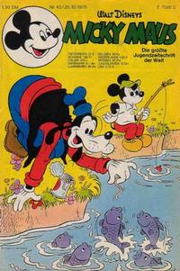 Cover Thumbnail for Micky Maus (Egmont Ehapa, 1951 series) #43/1975