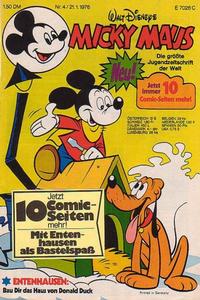 Cover Thumbnail for Micky Maus (Egmont Ehapa, 1951 series) #4/1976