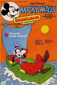 Cover Thumbnail for Micky Maus (Egmont Ehapa, 1951 series) #13/1976