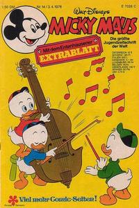 Cover Thumbnail for Micky Maus (Egmont Ehapa, 1951 series) #14/1976