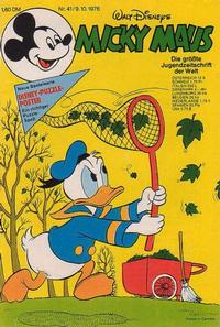Cover Thumbnail for Micky Maus (Egmont Ehapa, 1951 series) #41/1976