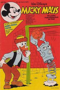 Cover Thumbnail for Micky Maus (Egmont Ehapa, 1951 series) #42/1976